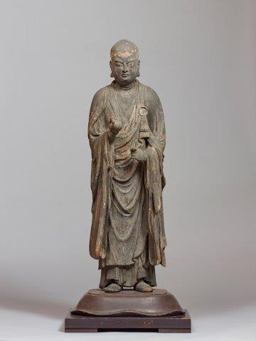 【古冨】【骨董品】弘仁佛　木彫十大弟子 5ed9964d75abc764de95dd891ad74e